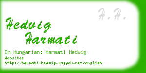 hedvig harmati business card